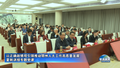 夏帆讲授专题党课
