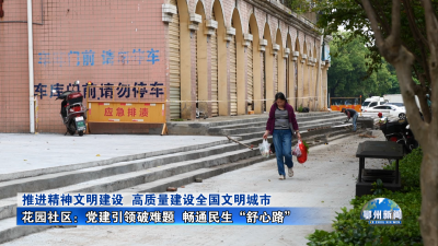花园社区：党建引领破难题  畅通民生“舒心路”