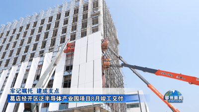 葛店经开区泛半导体产业园项目8月竣工交付