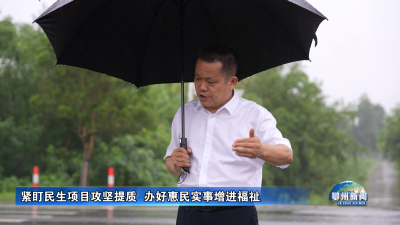 紧盯民生项目攻坚提质  办好惠民实事增进福祉