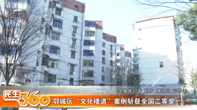 鄂城区“文化楼道”案例斩获全国二等奖