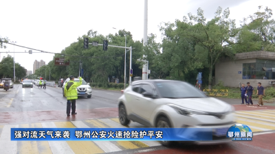 强对流天气来袭  鄂州公安火速抢险护平安