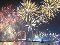 盘点世界各地新年彩灯烟花 流光溢彩
