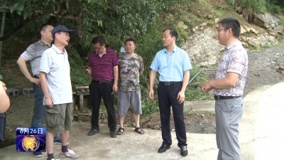 杨局成到三胡乡调研人居环境整治及“厕所革命”试点工作推进情况