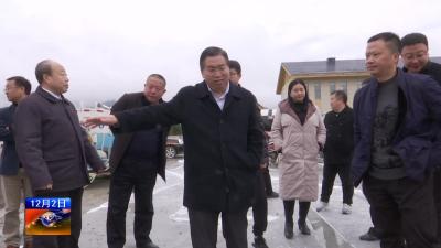 邢祖训调研督导火车站站前广场工程建设
