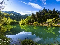 鄂西九寨沟夏日绚烂纯粹的美