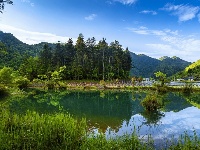 鄂西九寨沟夏日绚烂纯粹的美