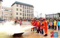 荆门市举行“中小学生消防安全教育周”活动