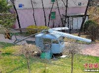 辽宁鞍山八旬老人造直升机 起飞指日可待