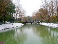 京山雪景分外妖娆