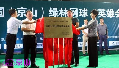 中国（京山）绿林网球•英雄会荣获省“十佳体育赛事（活动）”称号