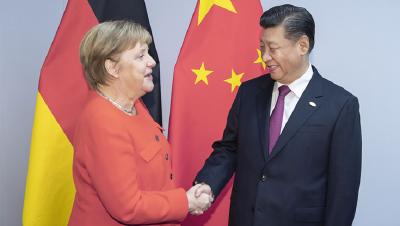 习近平会见德国总理