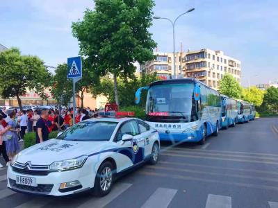 荆门公安：护考、服务、反诈三合一