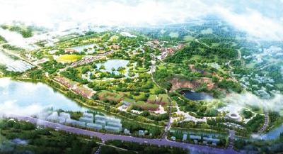金湖生态园区美景徐徐展开　大冶生态文化旅游及健康养生养老产业系列报道