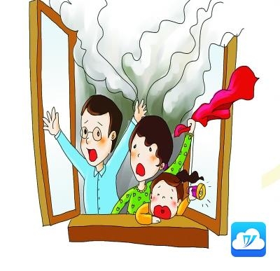 网格员面对火情沉着机智救人