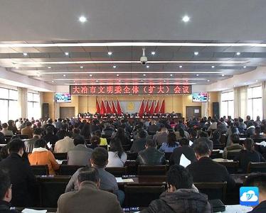 市文明委全体（扩大）会议召开