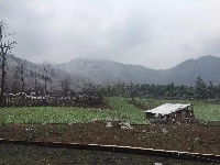 大冶登山爱好者赏七峰山雪景