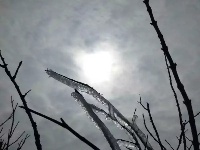 大冶登山爱好者赏七峰山雪景