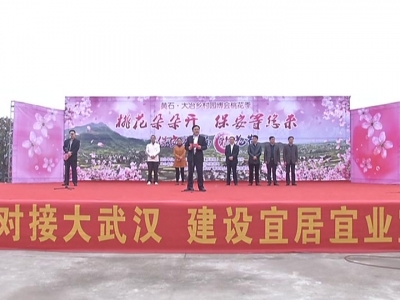 黄石·大冶乡村园博会桃花季保安第四届桃花节盛大开幕