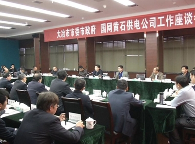 李修武、王刚出席全市电网建设和企业用电需求座谈会