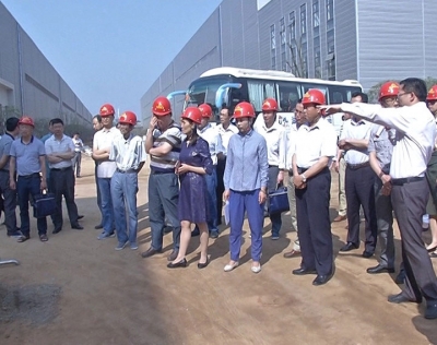 市政协视察全市重点项目建设情况