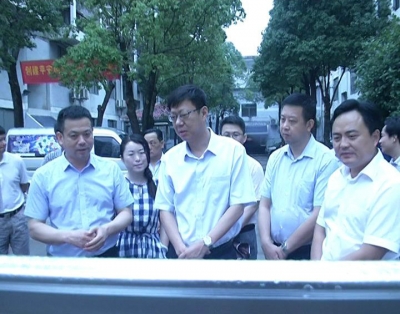 黄石市委副书记、政法委书记杨军来我市调研城市基层党建工作