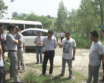 省政府地质灾害防治工作督导组来冶检查督导
