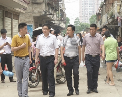 中心农贸市场周边环境整治工作受市民称赞