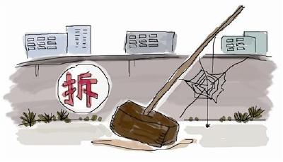 古稀老人自觉拆违“树榜样”