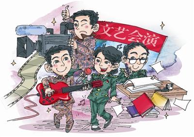 文艺工作者的烈日坚守
