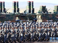 中华人民解放军90周年阅兵部队整装待阅 