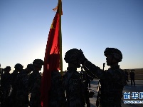 中华人民解放军90周年阅兵部队整装待阅 