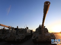 中华人民解放军90周年阅兵部队整装待阅 
