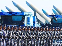 中华人民解放军90周年阅兵部队整装待阅 