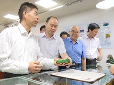 省旅游委副主任李开寿来冶调研工业旅游发展情况