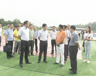 李修武检查督办金牛养老文化旅游节安保工作