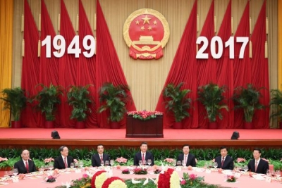 国务院举行国庆招待会 庆祝中华人民共和国成立68周年