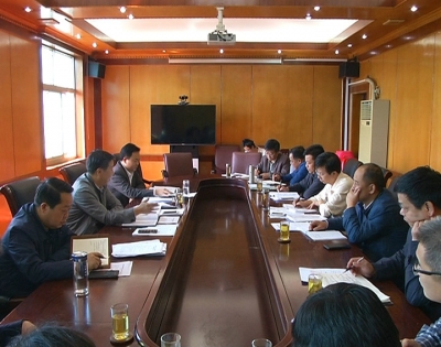 李修武主持召开学习贯彻党的十九大精神·生态文明建设专题座谈会