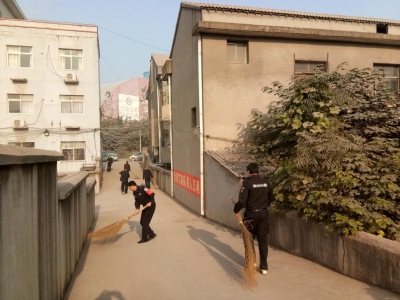 还地桥镇组织开展城乡小区环境整治活动