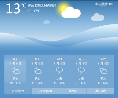 有一轮冷空气到来  请市民注意“签收”