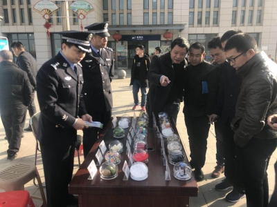 市禁毒大队开展春节期间禁毒宣传教育活动