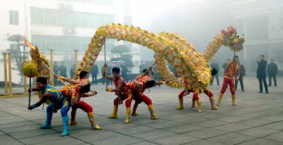 龙腾狮舞闹新春