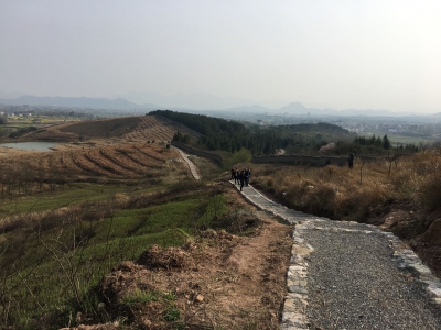 登山步道初见雏形