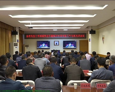我市收听收看全省民生工作领域突出问题集中专项治理工作电视电话会议