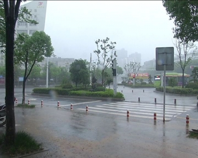 本周我市多阵性降雨天气
