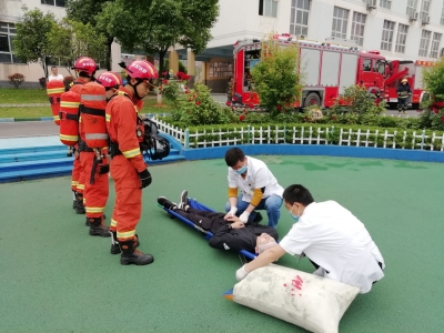 防震减灾疏散主题演练