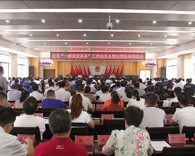 全市“一感两度两率”工作动员会暨扫黑除恶推进会召开