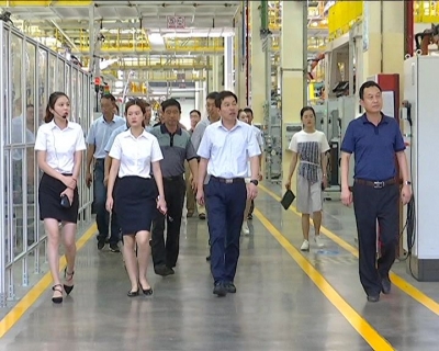 老河口市政府考察团来冶考察