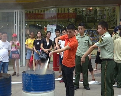 康乐社区开展消防安全知识培训