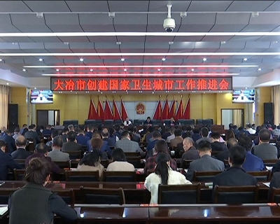 我市创建国家卫生城市工作推进会召开